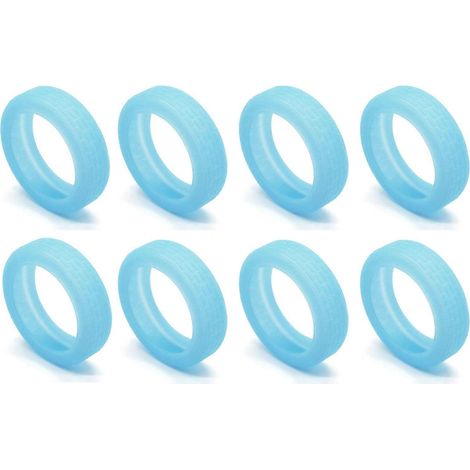 Protection de roue en silicone pour valises, de couleur bleue, protège contre l'usure et les chocs pendant le voyage.-AquaForge (1/5)