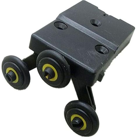 Sliding door roller kit with enhanced functionality for closet organization (top wheel core) (1/5)