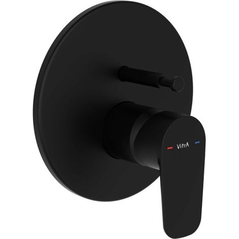 VITRA A4322836EXP Mitigeur monocommande baignoire-douche à levier Flow Soft