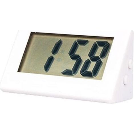 Kleine Digitaluhr, digitaler Wecker für den Nachttisch, kleine digitale Reiseuhr, batteriebetriebene Digitaluhr, Digitaluhr mit Knopfzelle für den Nachttisch (1/4)
