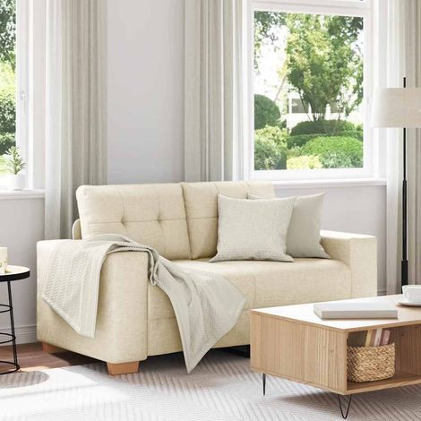 Loveseat-Sofa Leinen 160x77x82 cm (1/5)