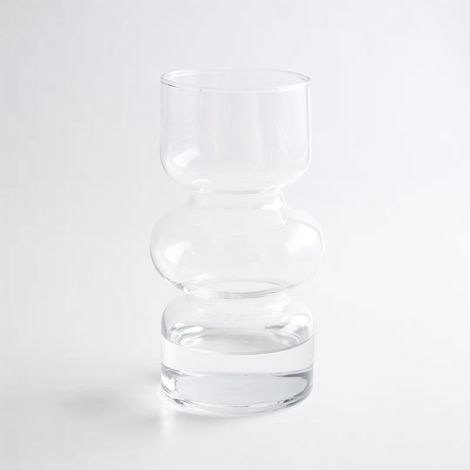 Jarrón de flores transparente modelo 46 (1/5)