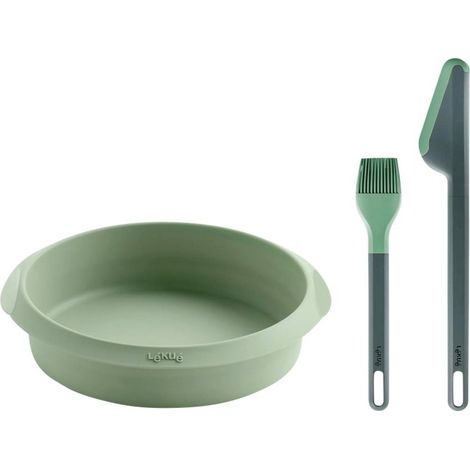 Kit accessori friggitrice Lekue in silicone verde