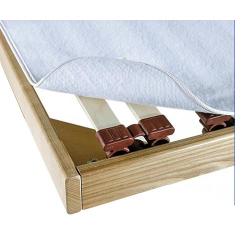 Housse Matelassée 1½ Carré Avec Attaches 130x195cm
