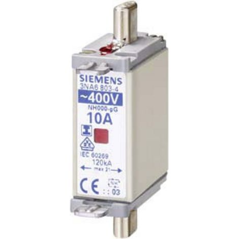 Siemens 3NA68224 Sicherungseinsatz   Sicherungsgröße = 0  63 A  400 V 3 St.