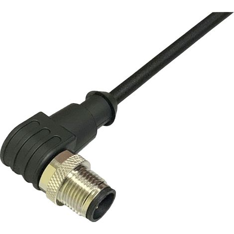 BKL Electronic 2702028 Sensor-/Aktor-Anschlussleitung M12 Stecker, gewinkelt 5 m Polzahl Sensoren: 3
