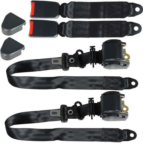 Ceinture de sécurité à trois points entièrement automatique pour camion de voiture ceinture de sécurité universelle rétractable automatique ceinture de sécurité pour conducteur (1/5)
