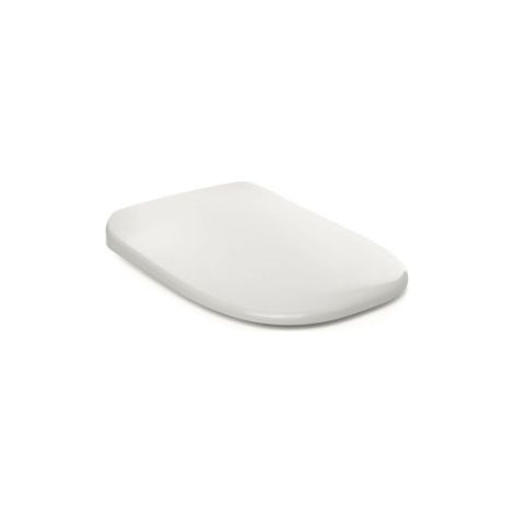 TATAY Tavoletta WC in Duroplast Compatibile con Dama Retro Chiusura Rallentata Sgancio Rapido e Pulizia Facile Alta Resistenza e Antibatterico Forma Quadrata - Modello LDY+ - Bianco