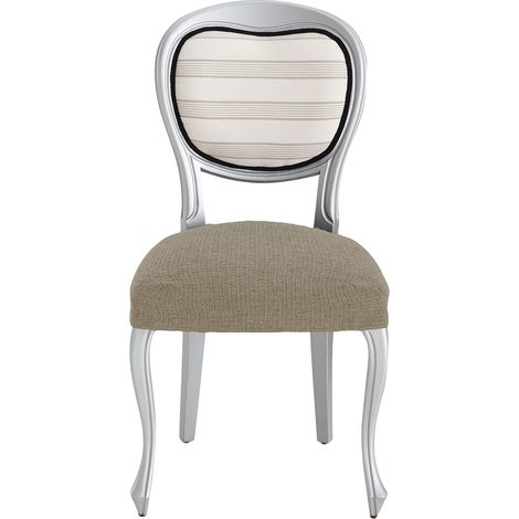 Eysa Italia Dorian Coprisedia Bielastico, Ciniglia, Beige, 40 a 50 cm, 2 unità (1/2)