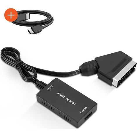 HDMI naar Péritel Convertisseur - Commutateur voor Adaptateur HDMI - TV Splitter - Ook voor Smart TV - (1/5)