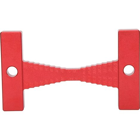 Jauge De Hauteur - Aluminium - Précision 0.1 Mm - Pour Table De Routage Et Scie Circulaire - 21 Mm Et 36.5 Mm - Lot De 2 (1/5)