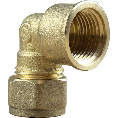 Coude bicone 1/2" (15/21) Femelle - Cuivre Ø14 - Arcanaute (1/4)