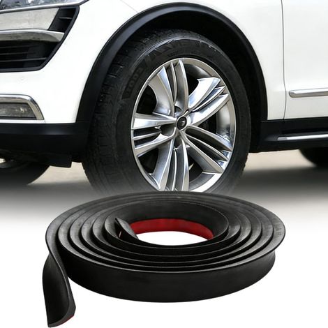 6M Black Rubber Fender Universal Protector Wheel Arch Protector Universal Mudguards Extension for Car Protection Decoration (6M) (1/5)
