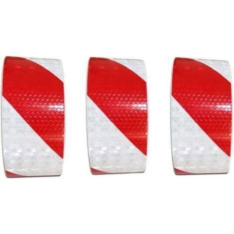 Ruban Réfléchissant - 5 cm x 25 m - Marquage Sol - Résistant Aux Intempéries - 1 Pièce (1/5)