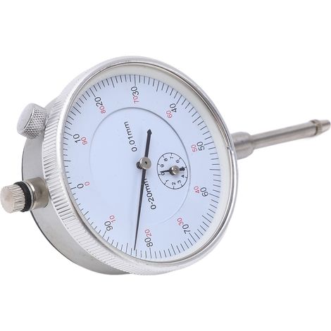 Comparateur à cadran mécanique 0-20mm, indicateur à aiguille haute précision, palpeur pour mesure d'outillage, jauge de précision professionnelle. (1/5)