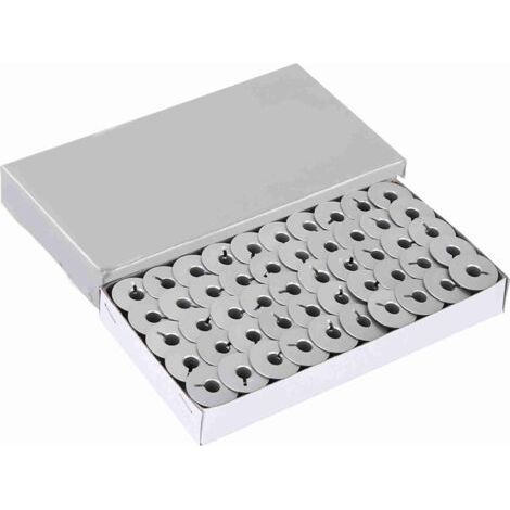 Carrete de metal ligero, carrete de hilo de alúmina, piezas para máquinas de coser, alta calidad para carros planos industriales para computadoras. (1/5)