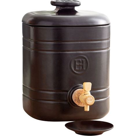Essigspender 2,5 l Schwarz - Emile Henry