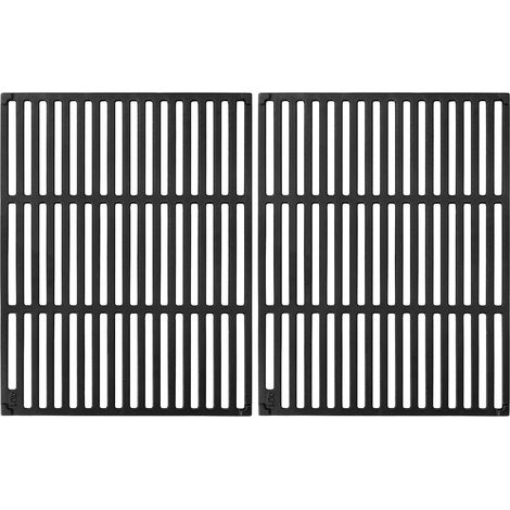 Grille de Cuisson en Fonte 45x35cm pour Videro G4-S, Lot de 2 Grilles Robustes avec Excellente Rétention de Chaleur, Idéal comme Pièces de Rechange (1/5)