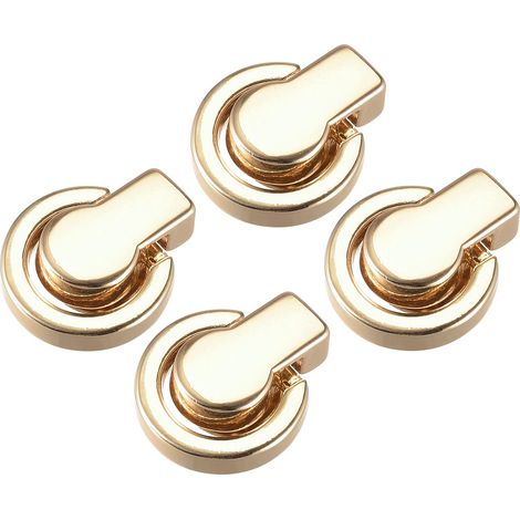 4Pcs Balle Goujon Rivet Doré Ton (1/5)