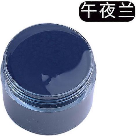 Crème de teinture et de réparation pour cuir, raviveur de couleur pour sacs, chaussures, canapés, vestes, protection contre les rayures et restauration du cuir véritable. Couleur : Bleu nuit