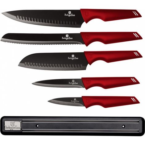 Juego de 5 cuchillos de cocina con una tira Berlinger Haus BH-2694. (1/2)
