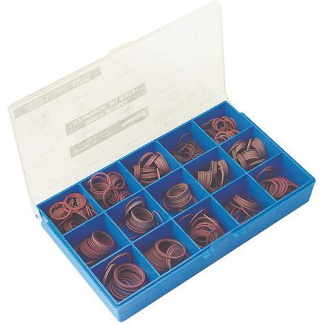 Coffret de 500 joints fibre assortis pour robinetterie