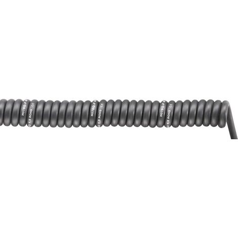 LAPP 70002760 Cavo a spirale SPIRAL H07BQ-F 1500 mm / 4500 mm 5 G 1.50 mm² Nero 1 pz.