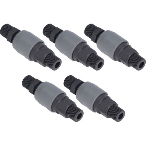 5 Jeu de raccords de tuyau autobloquants à connexion rapide de type C pour machines et électronique (SM+PM-30) (1/5)