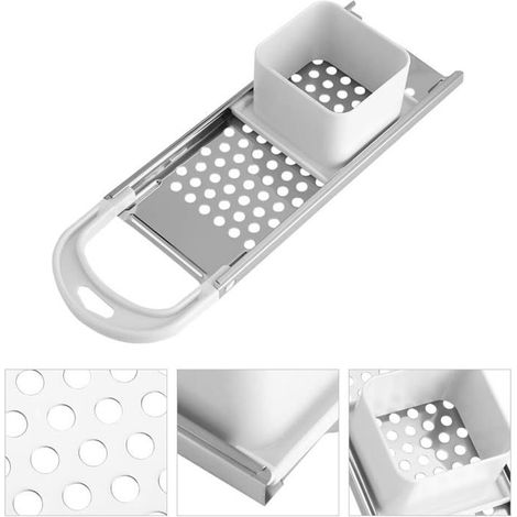 Râpe à acier inoxydable, avec poussoir de sécurité et poignée confortable, accessoires de cuisine pour machines à pâtes manuelles (1/5)