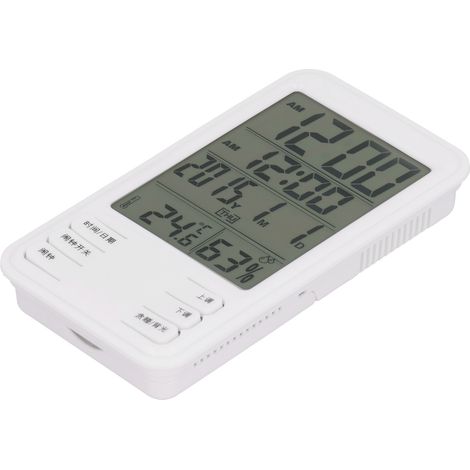Thermomètre électronique numérique de haute précision pour usage domestique avec mesure de la température et de l'humidité (1/5)