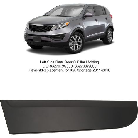 Garniture de montant C de porte arrière gauche noire 83270 3W000 compatible KIA Sportage 2011-2016 (1/5)
