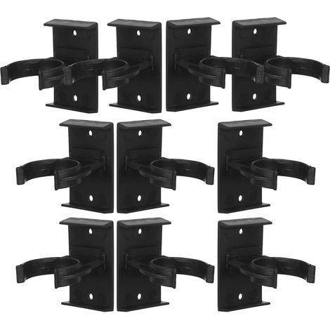 10 Ensembles Clips Plinthe Cuisine Réglables Plastique avec Vis Meuble Cuisine Anti-dérapants et Renforcés Supports Socle pour Ventilation et Protection Sol (1/5)