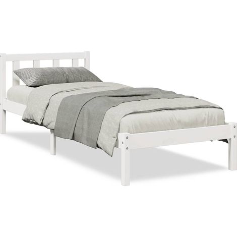 Maison Exclusive - Cadre de lit extra long sans matelas 90x210 cm bois massif pin (1/5)