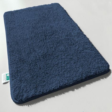 Tapis de bain Sky Soft, Bleu foncé, 50 x 60 cm