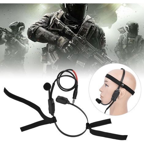 Casque tactique Z136 avec écouteurs BOne et connecteur 7mm pour système PTT ZTAC (1/4)