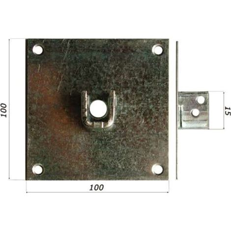 Piastra Molle Compensazione Mm 100X100