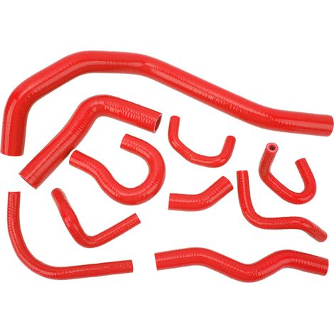 Durite en silicone rouge pour radiateur de voiture, pièce de rechange pour Honda CR-X 1988-1991 (1/5)