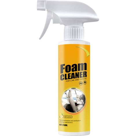 Nettoyant Mousse 250ml Multi-Usages - Anti-Décoloration & Anti-Âge pour Intérieur Auto et Maison - Élimine les Saletés (1/5)