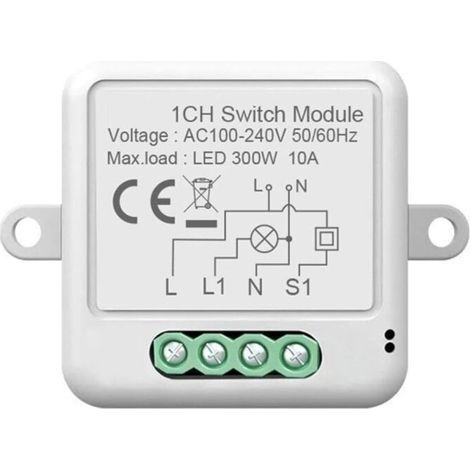 Interrupteur intelligent ZigBee à distance – Contrôle sans fil – Compatible Apple HomeKit, Amazon Alexa, Google Home – Technologie Matter (1/5)