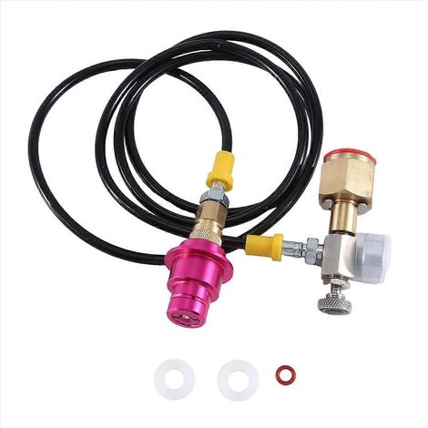 Tuyau adaptateur CO2 avec manomètre 2000 psi (1/5)