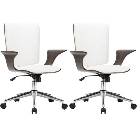 Dreh Bürostühle 2 stk. Kunstleder 69 x 61 x 104 cm vidaXL (1/5)