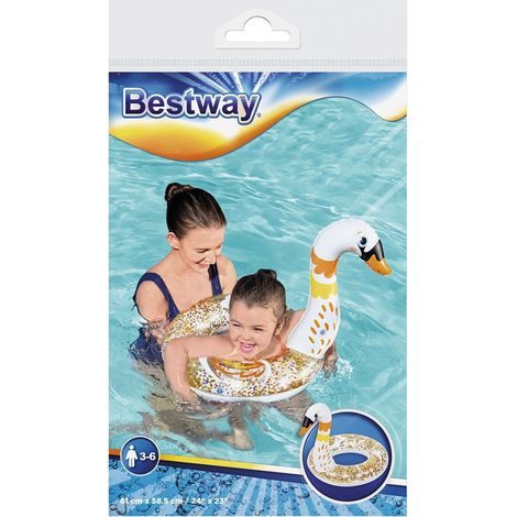 BOUEE 61CM RONDE PAILLETT ASSORTIMENT BESTWAY BEY36306 (1/9)