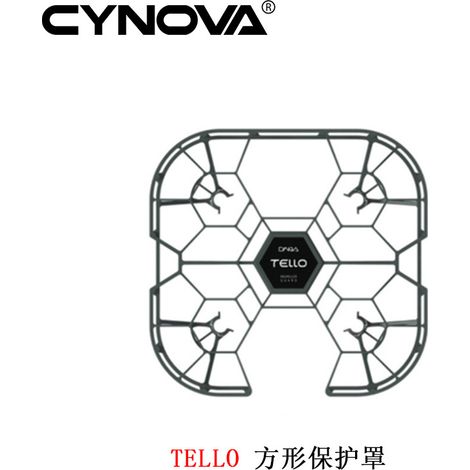 Housse de protection carrée Cynova Tello, cage anti-collision et anti-chute, accessoire pour hélice Tello EDU