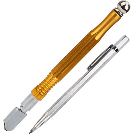 Ölbarer Glasschneider mit rutschfestem Griff aus Metalllegierung, Schneidmesser für die Glasbearbeitung, Plan A2 (1/5)