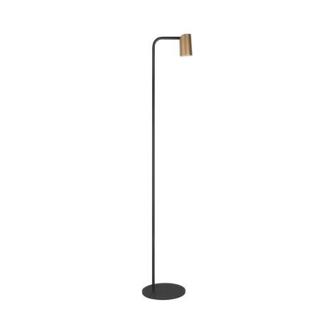 Mantra Lámpara de Pie SAL, acabado en negro y oro, 1.20m altura