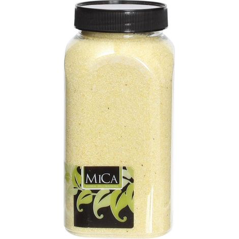 Mica Decorations Dekoration Sand hellgelb 650 ml 1 kg Sand
