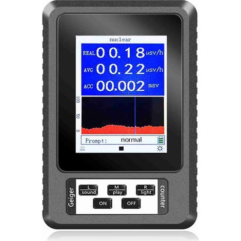 Nuclear Radiation Detector, Accurate and Sensitive Geiger Counter, Real-Time X-ray, β, and γ Detection Dosimeter (1/5)
