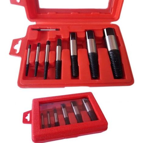KIT 8 ESTRATTORI CONICI PER VITI BULLONI SPEZZATE PRIGIONIERI ESTRATTORE CONICO (1/5)