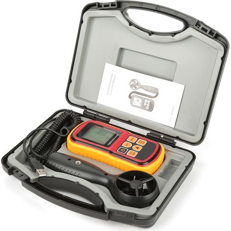 GM8901 Portable LCD Digital Anemometer, Air Speed ​​Tester, Wind Speed ​​Temperature Meter