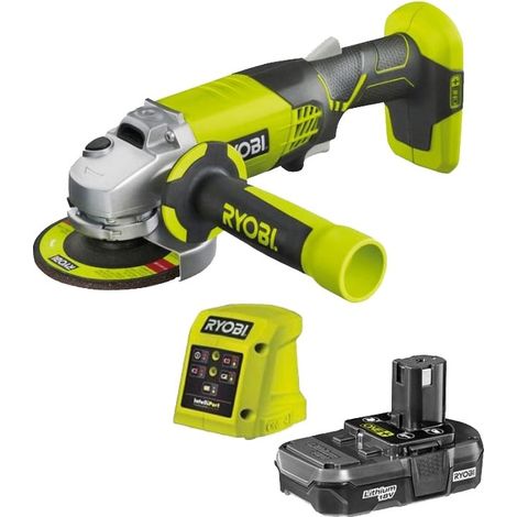 Smerigliatrice con batteria Ryobi R18AG-L13S